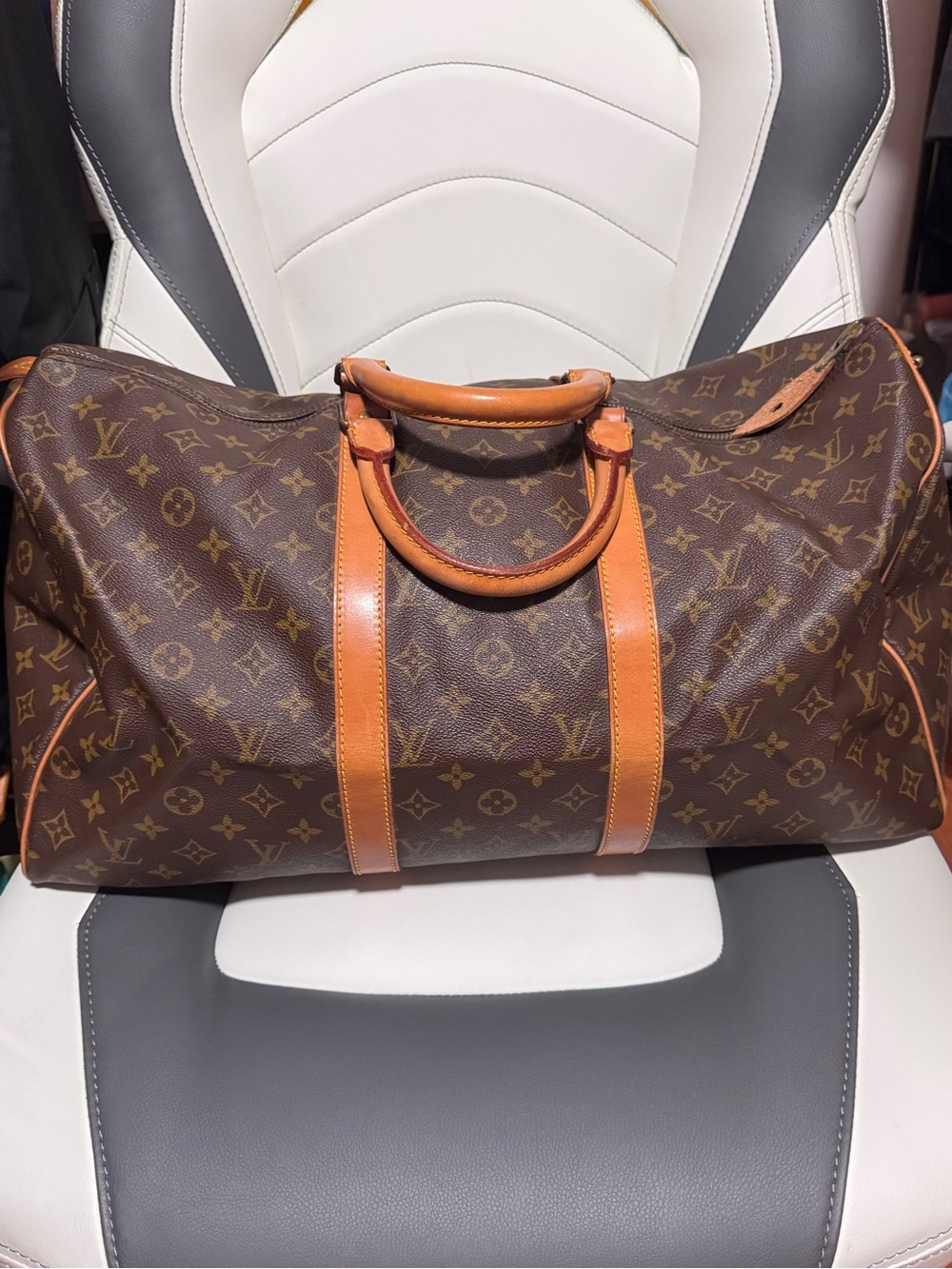 Louis Vuitton Monogram Canvas Duffel Bag - Brown/Tan